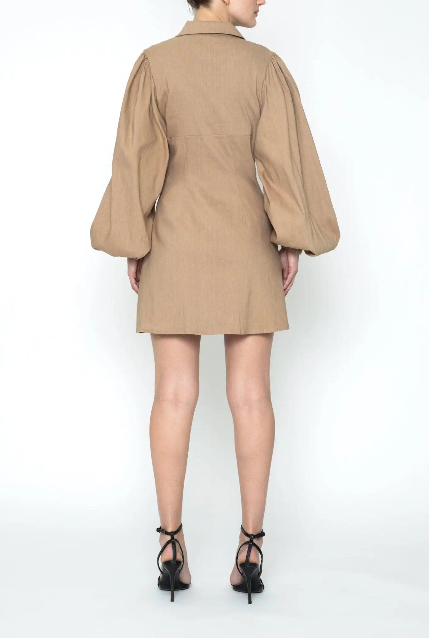 BANKSIA DRESS IN PEBBLE