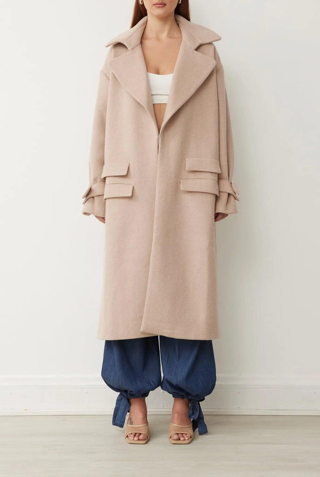 COSTES COAT IN CREAM