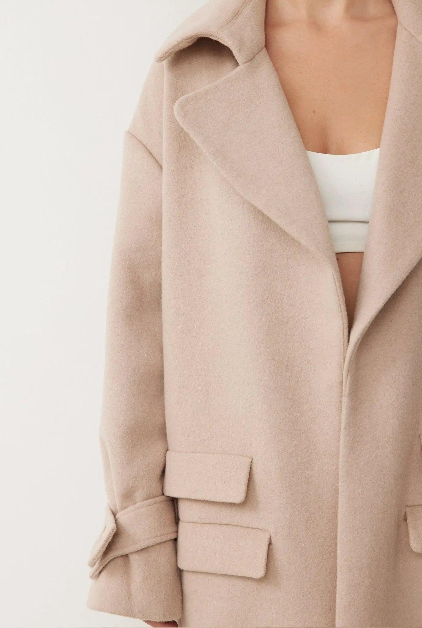 COSTES COAT IN CREAM