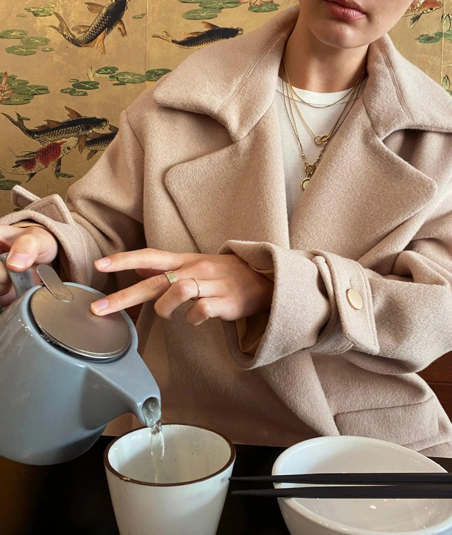 COSTES COAT IN CREAM