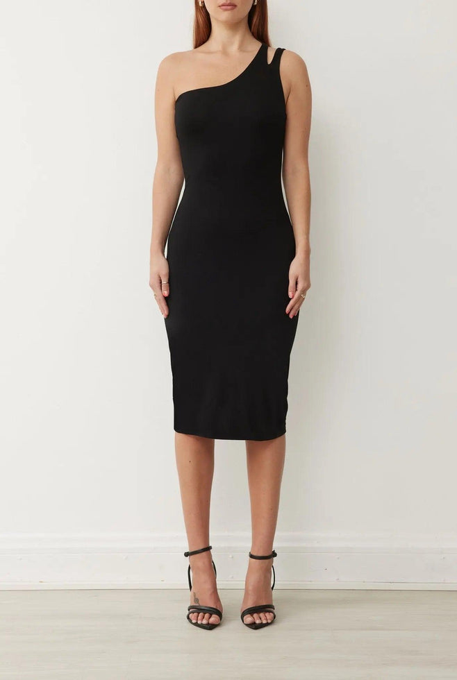 HYAMS DRESS IN NOIR