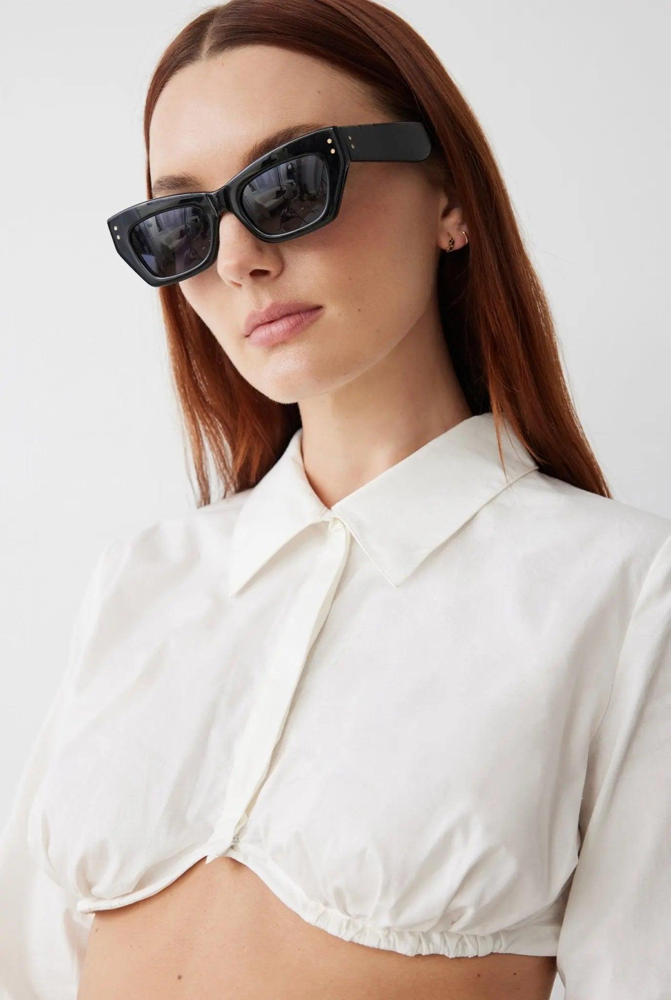 LARA LS SHIRT IN WHITE