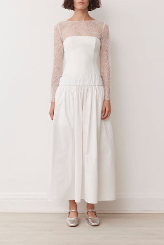 HAZEL MAXI DRESS IN WHITE