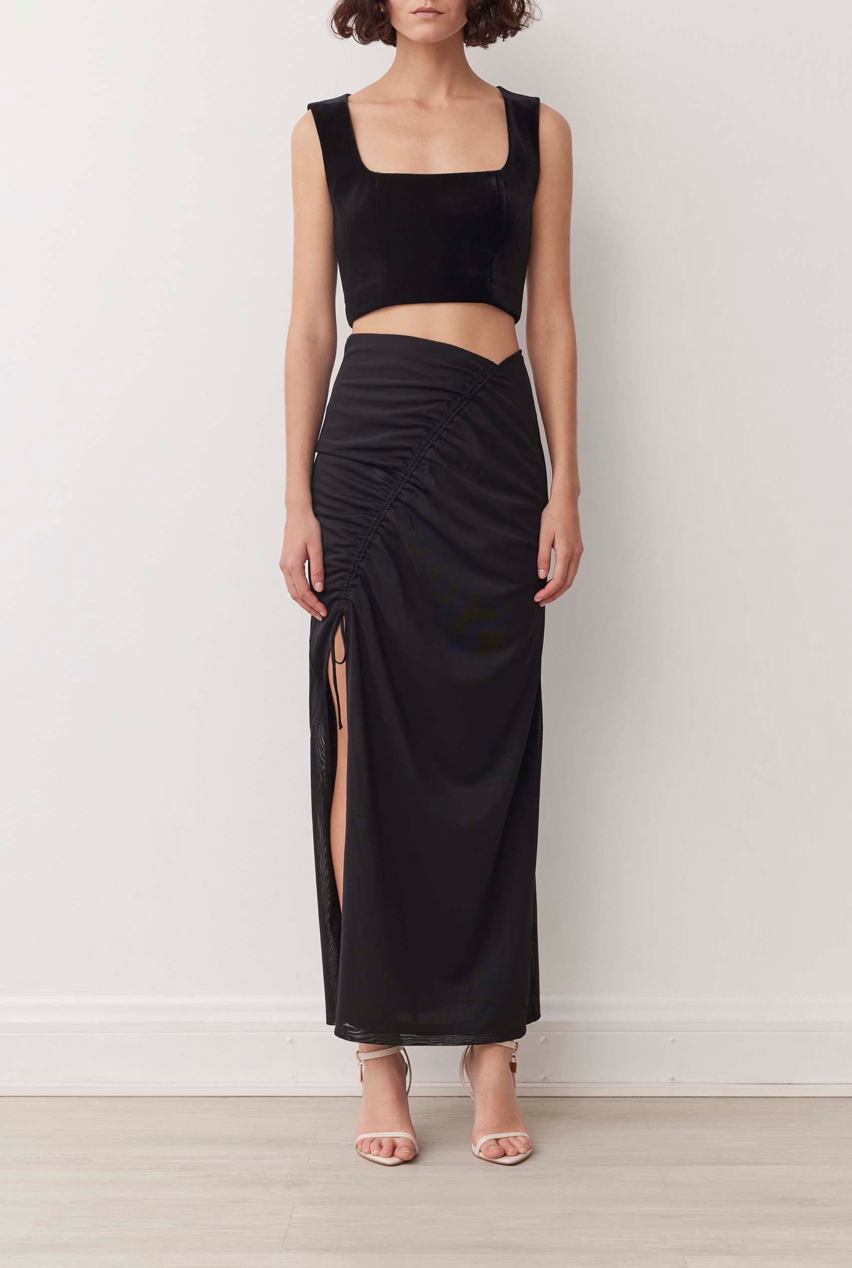 DAVEY SKIRT IN NOIR