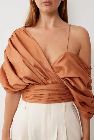 AIMI TOP IN COPPER