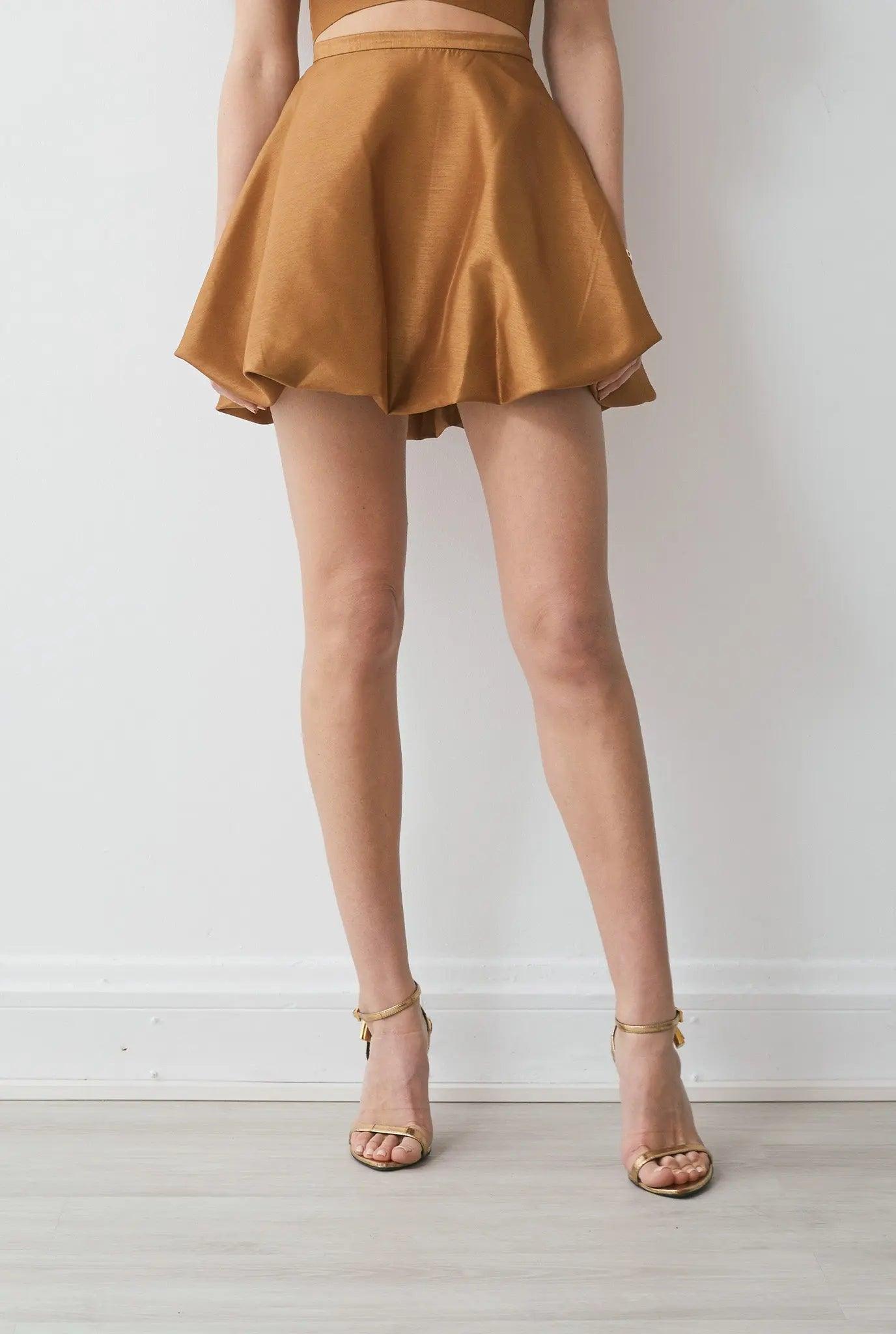 ARIEL SKIRT IN BRONZE BOSKEMPER