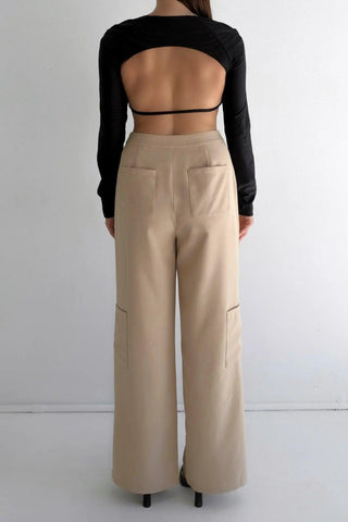 AURORA PANT IN WHEAT