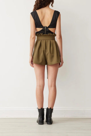 AURORA SHORT IN KHAKI