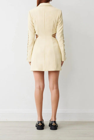 BEA BLAZER DRESS IN BUTTERCUP