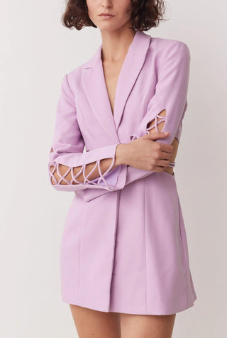 BEA BLAZER DRESS IN IRIS BOSKEMPER