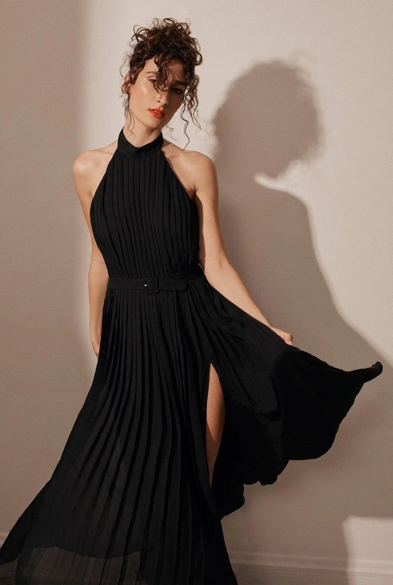 BLAKE MAXI DRESS IN NOIR