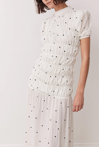 BOTANIC MAXI DRESS IN MONO SPOT BOSKEMPER