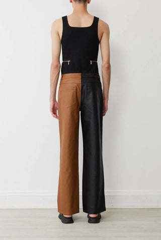 ROGAN PANT IN NOIR/BROWN