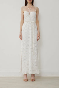 ELSA MAXI DRESS IN WHITE BOSKEMPER