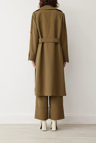 EVELYN TRENCH IN KHAKI