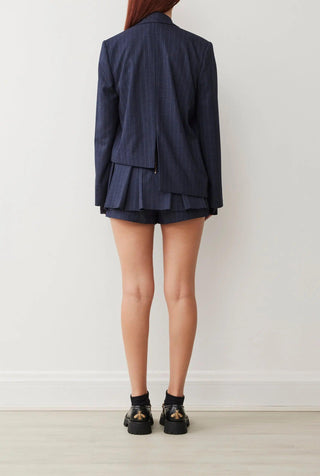 HARPER BLAZER IN NAVY PINSTRIPE BOSKEMPER