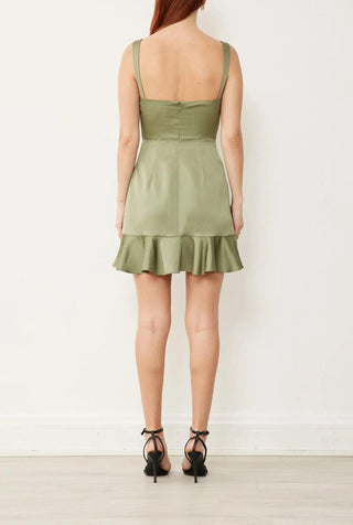 HERA DRESS IN OLIVE