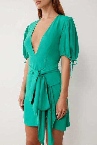 JOLIE DRESS IN EMERALD GREEN