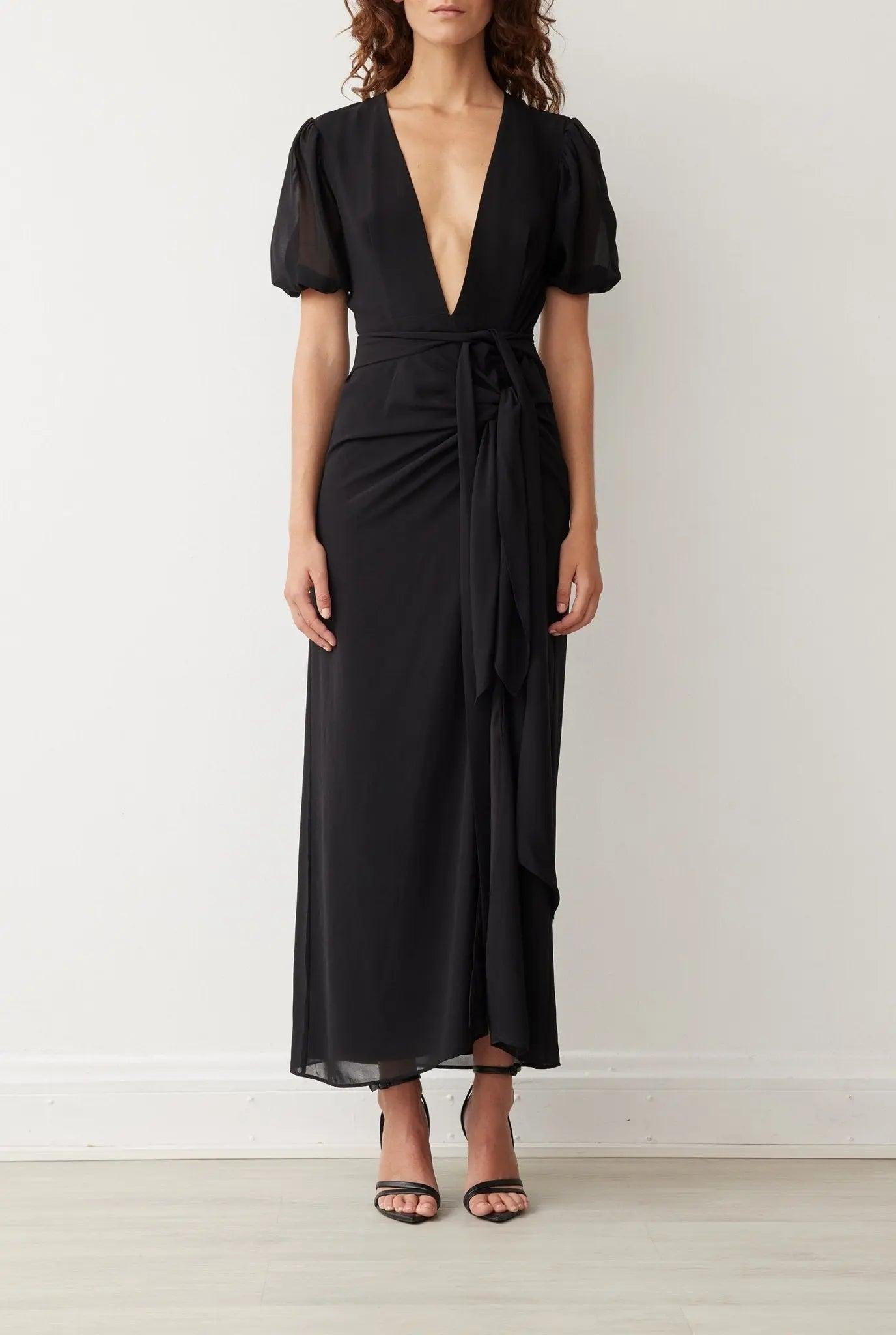 JOLIE MAXI DRESS IN NOIR