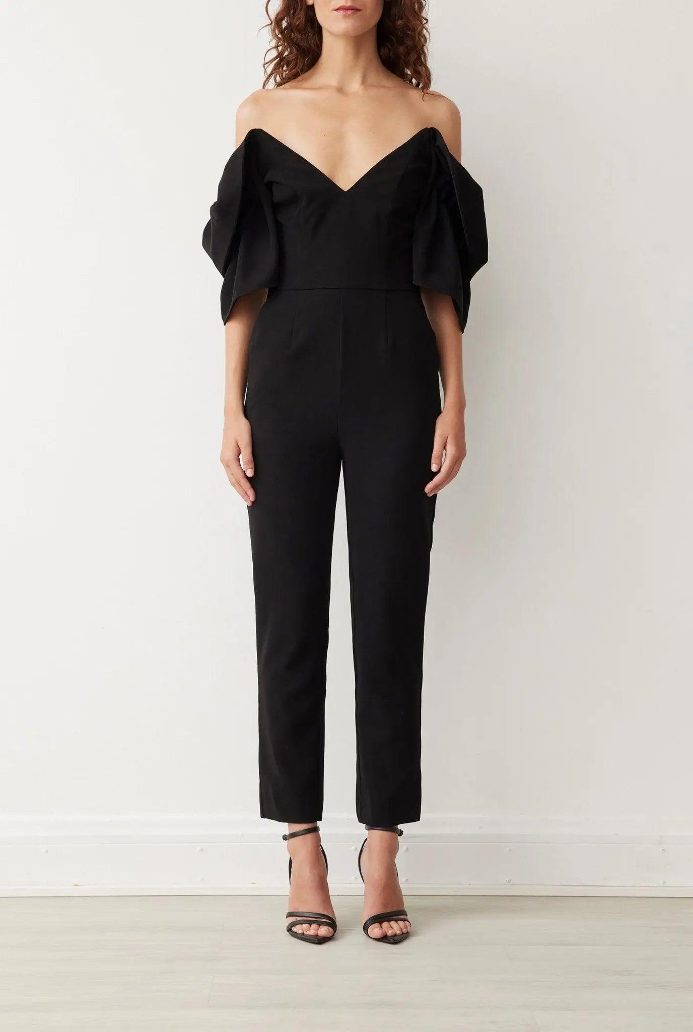 LILIAN JUMPSUIT IN NOIR