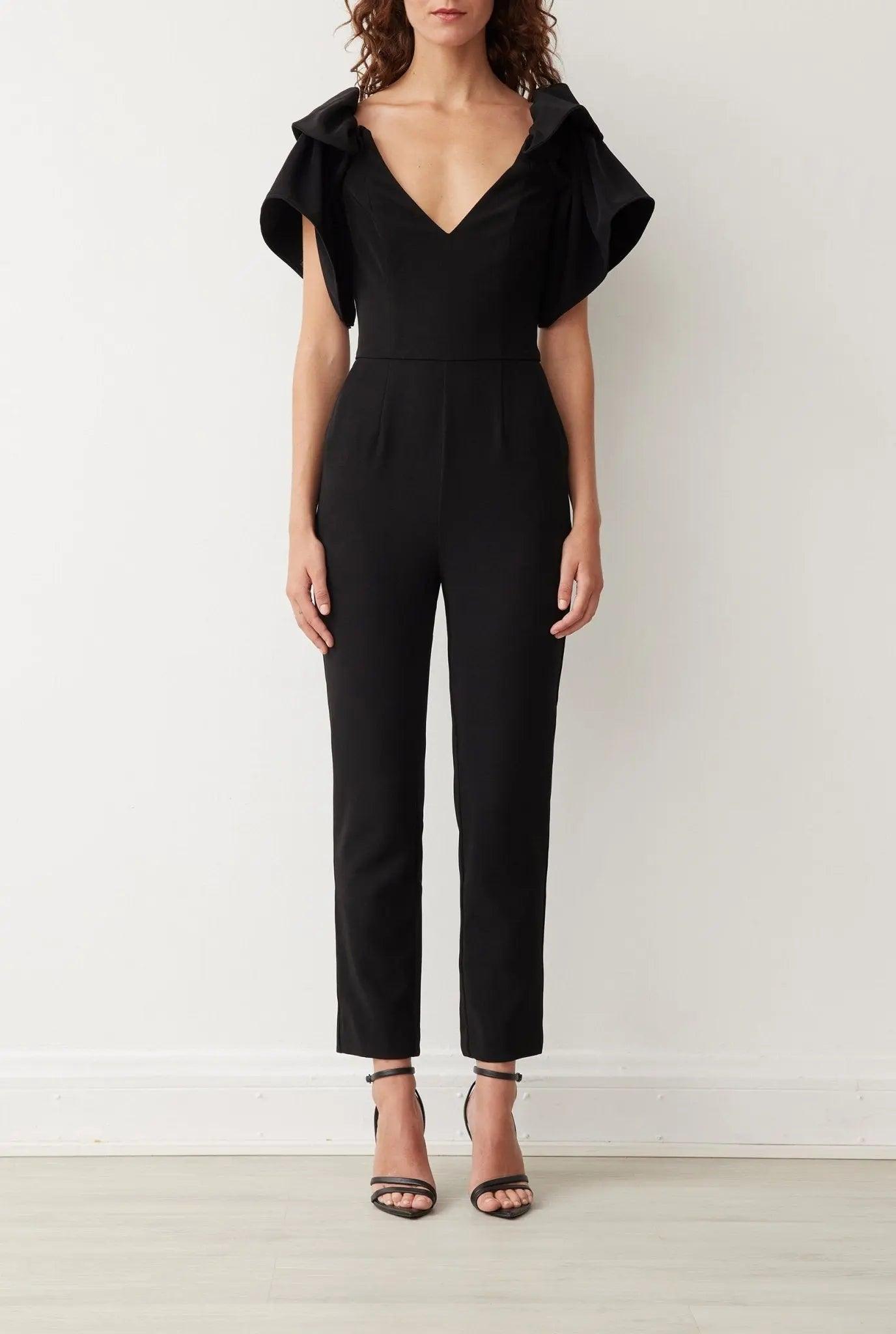 LILIAN JUMPSUIT IN NOIR