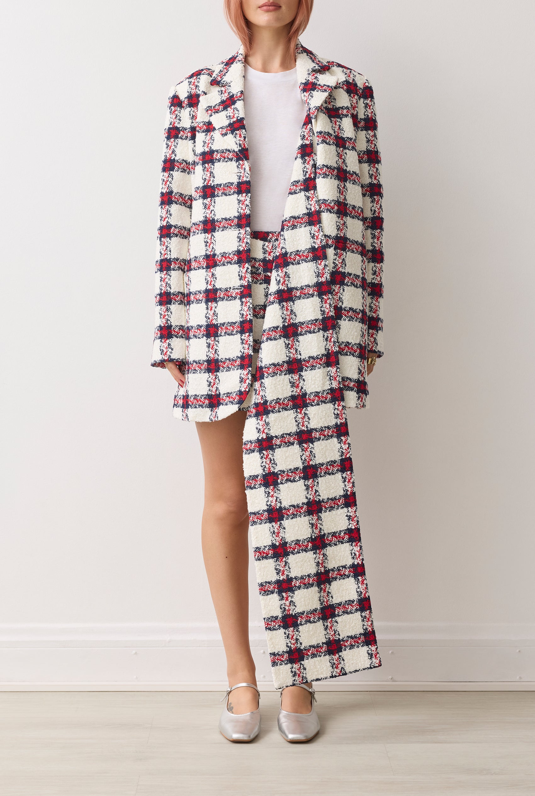 OLIVIA COAT IN PLAID