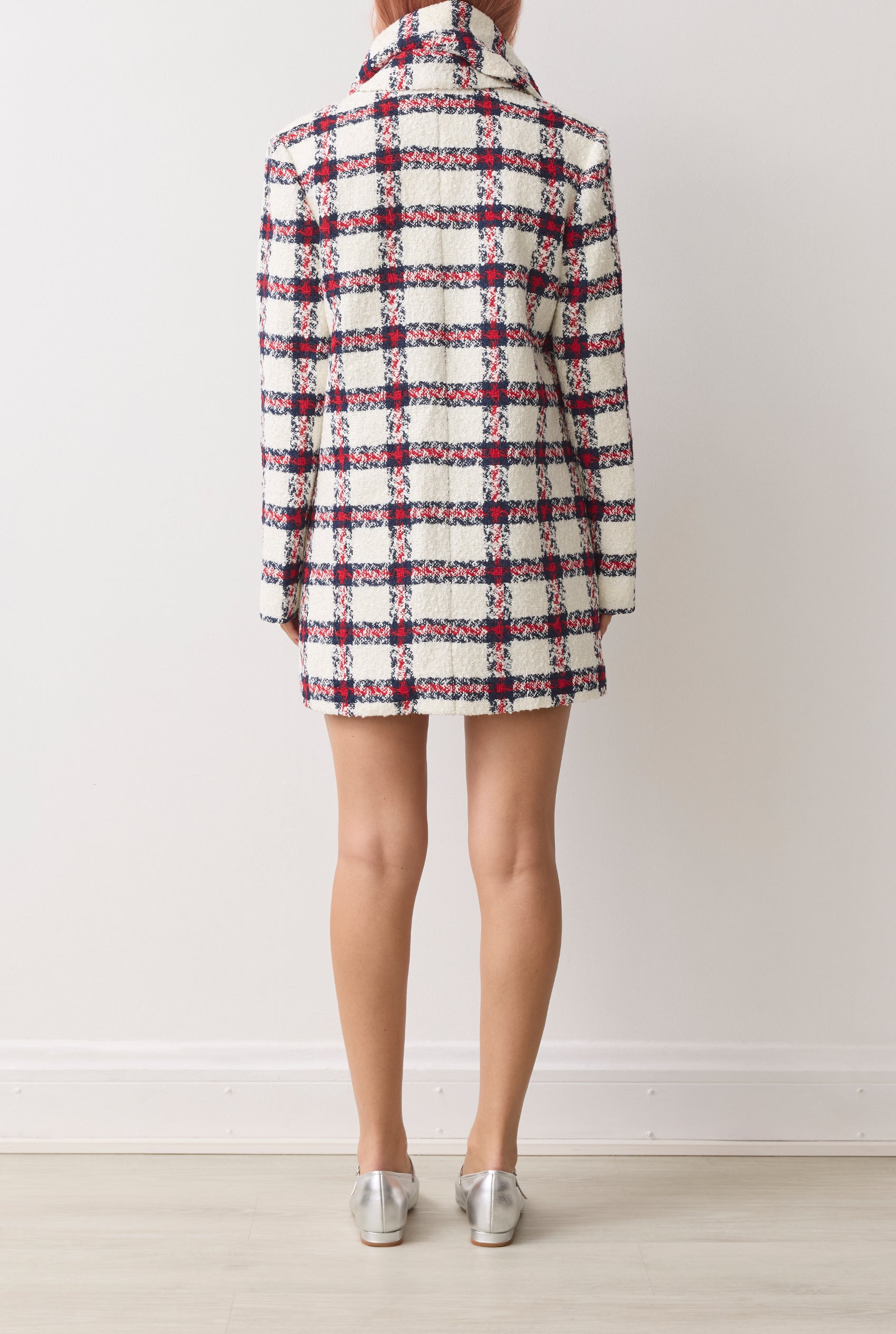 OLIVIA COAT IN PLAID