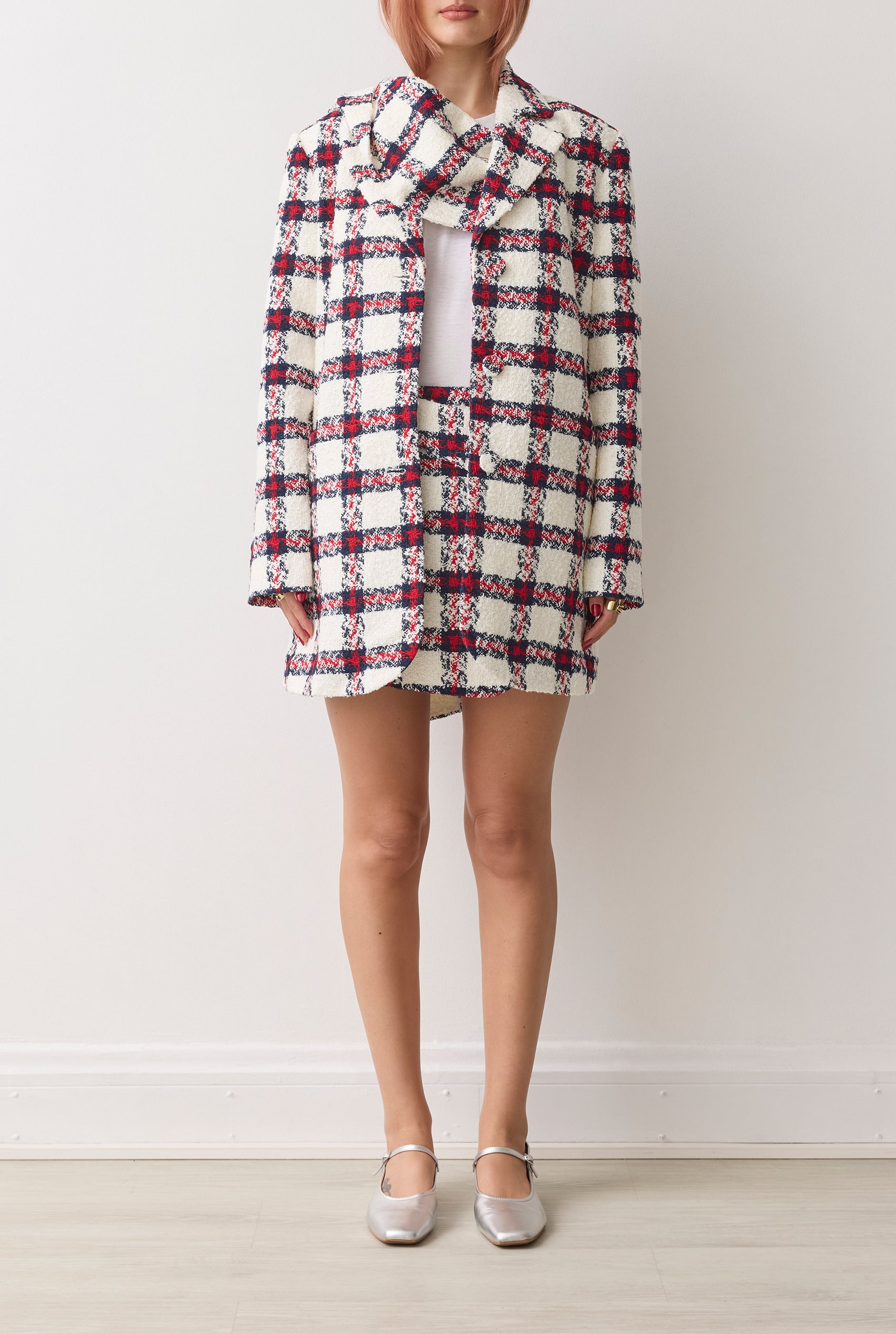 OLIVIA COAT IN PLAID