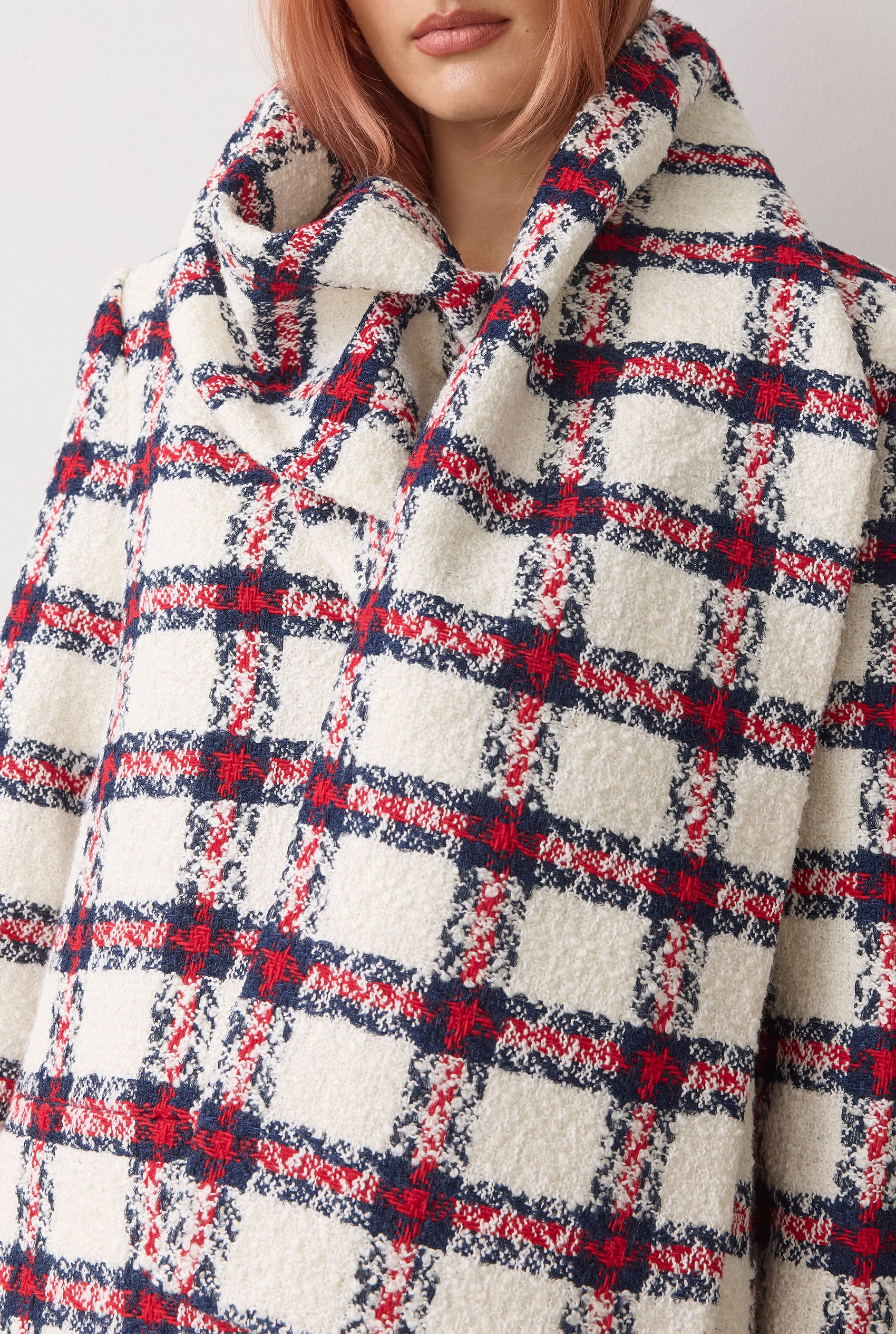 OLIVIA COAT IN PLAID