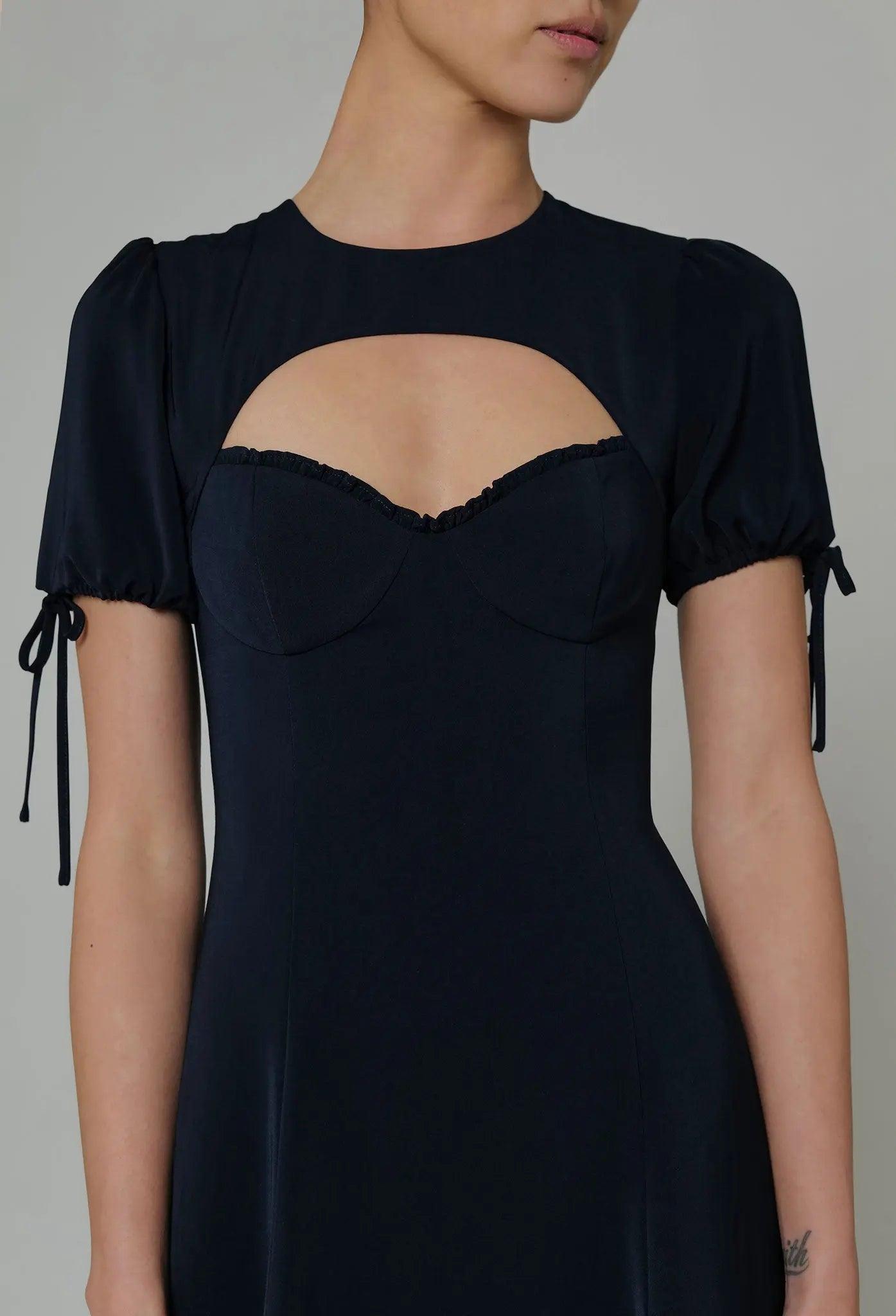 PALERMO DRESS IN MIDNIGHT BLUE BOSKEMPER