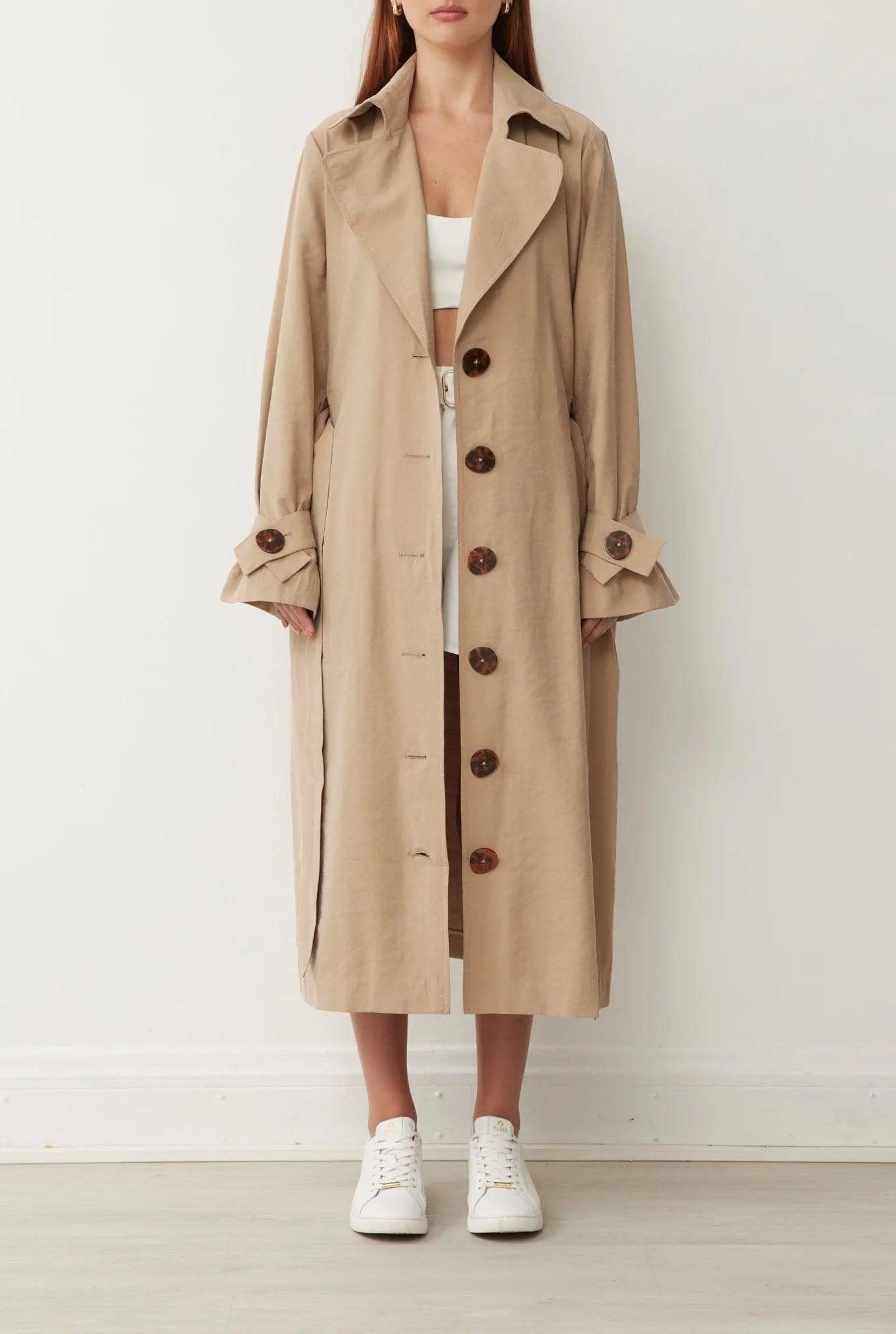 QUAY TRENCH IN BEIGE