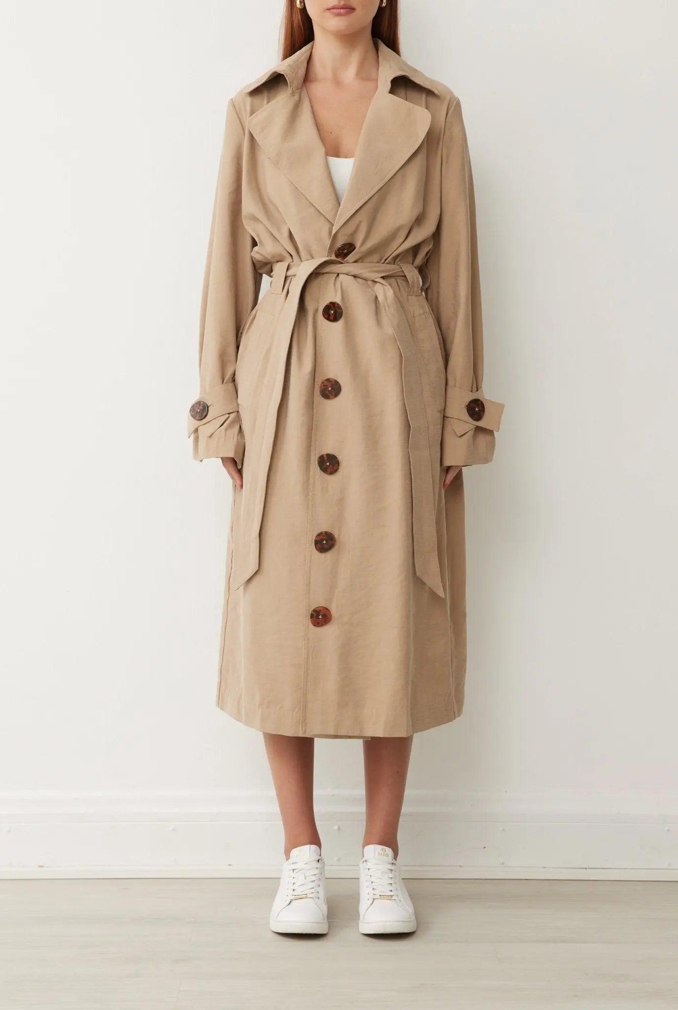 QUAY TRENCH IN BEIGE