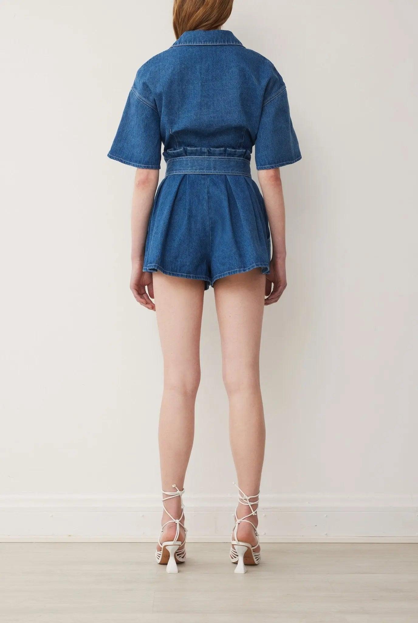 RENAISSANCE SHORT IN DENIM BLUE