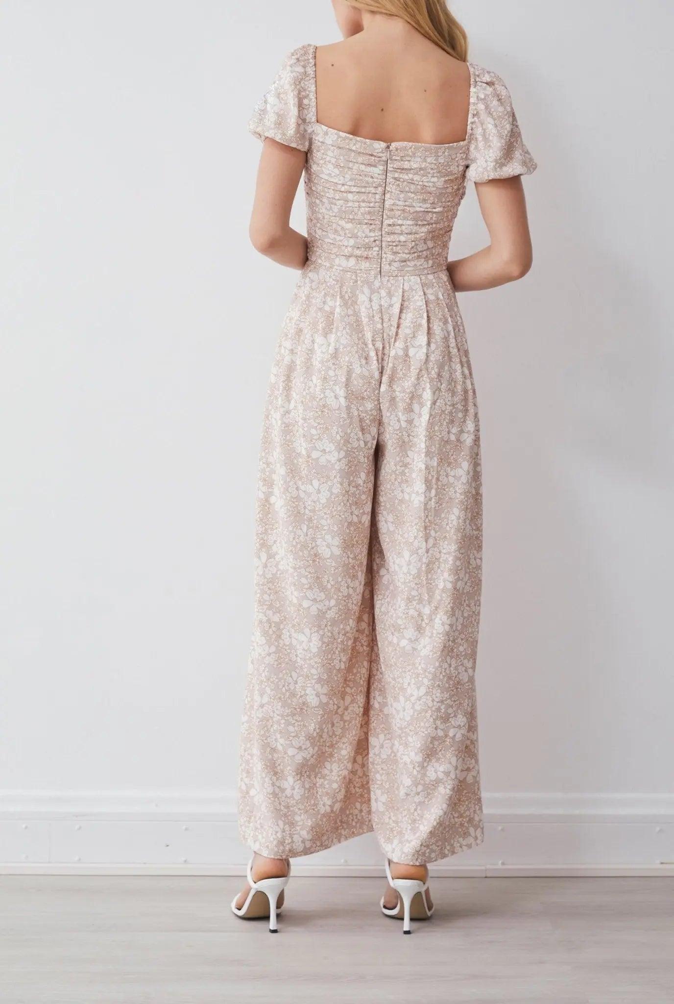 SIA JUMPSUIT IN JASMINE PRINT