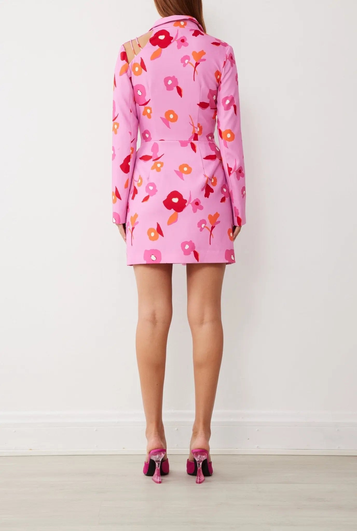 VERA MINI DRESS IN CAMELLIA PRINT