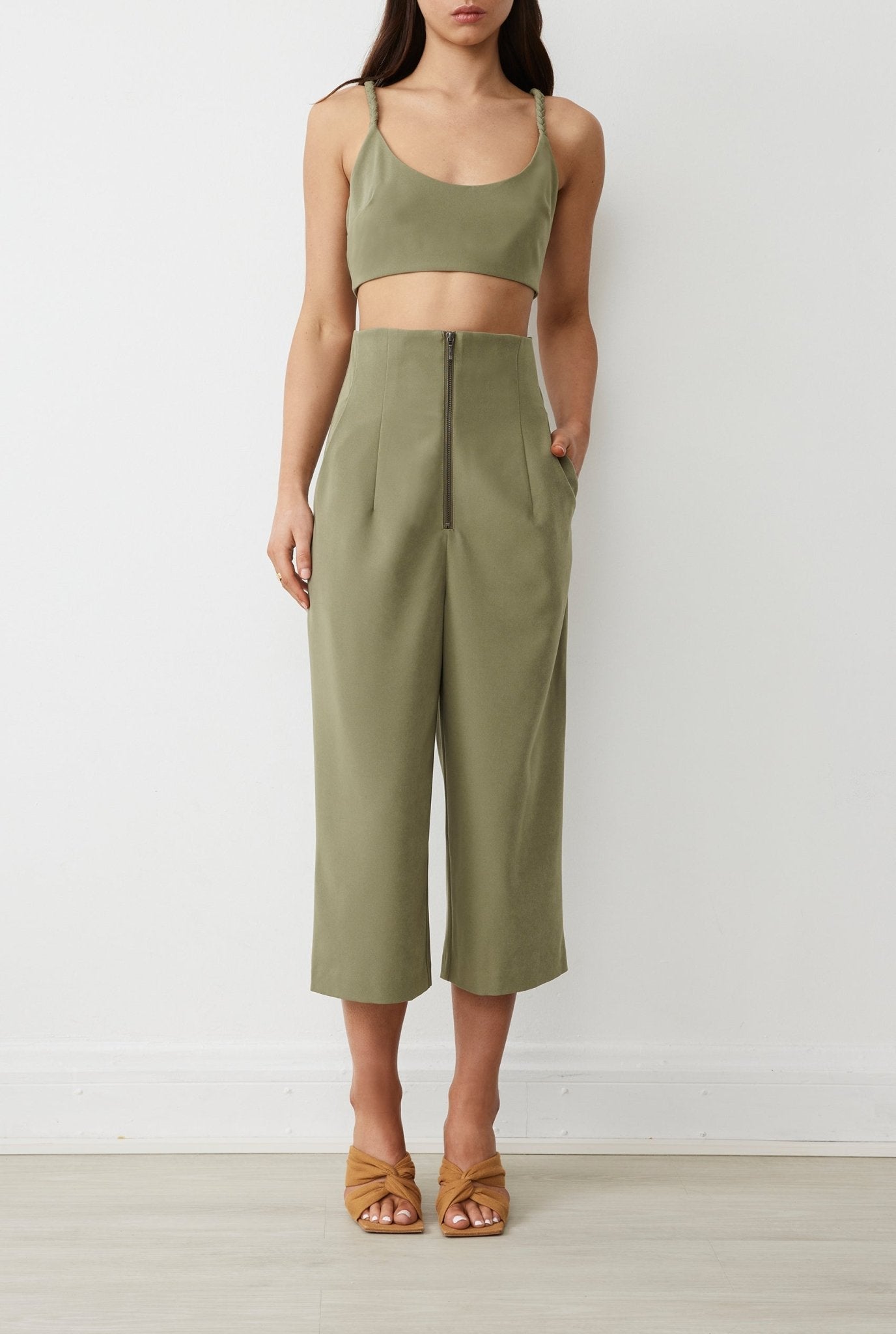 Auckland Pant in Moss - BOSKEMPER