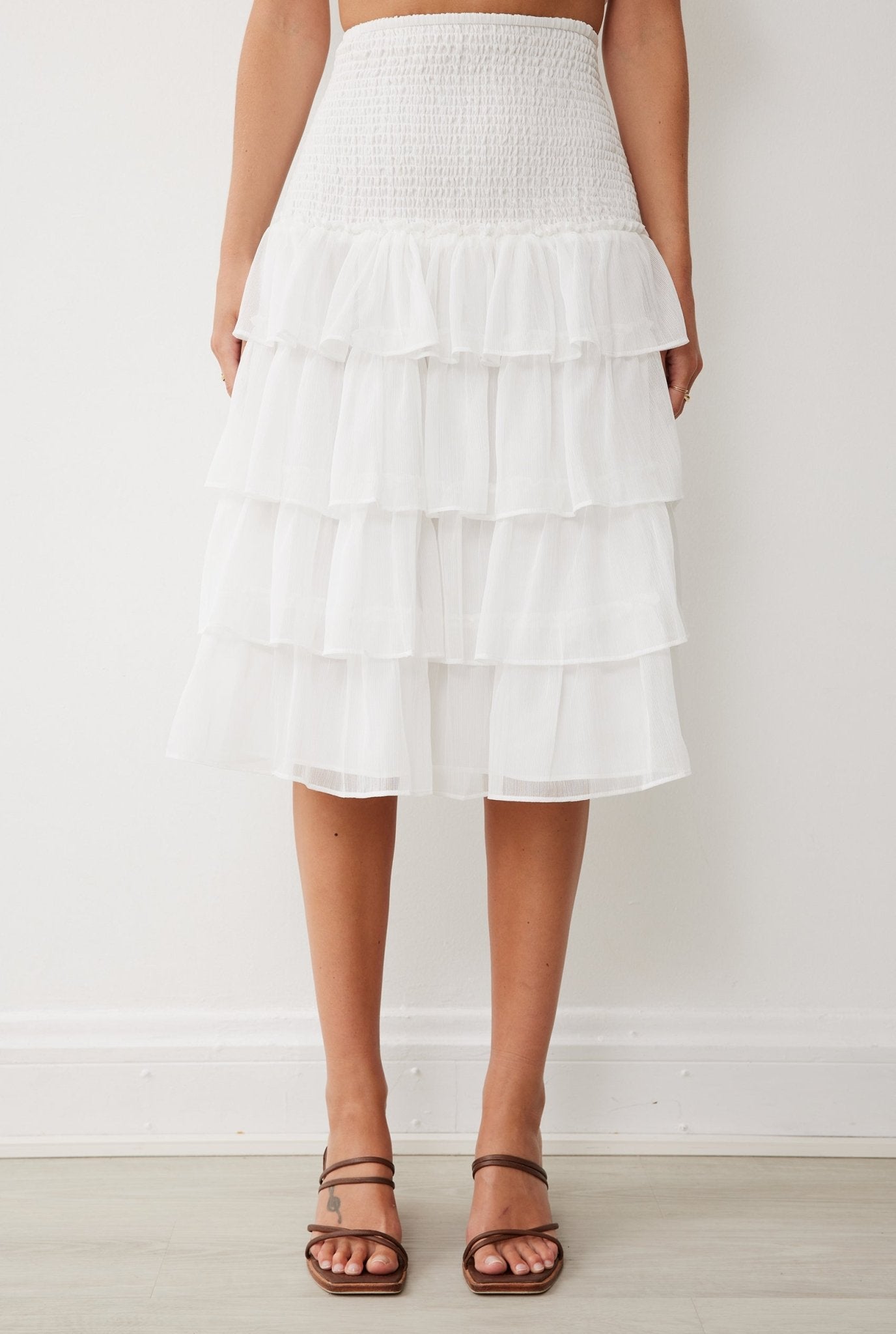 Dallas Skirt in White