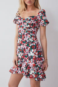 Island Mini Dress in Eva Floral - BOSKEMPER