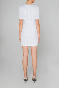 Joplin Dress in White - BOSKEMPER