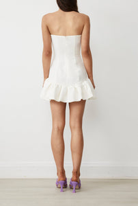 Lia Dress in White - BOSKEMPER