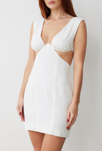 Meggie Dress in White - BOSKEMPER