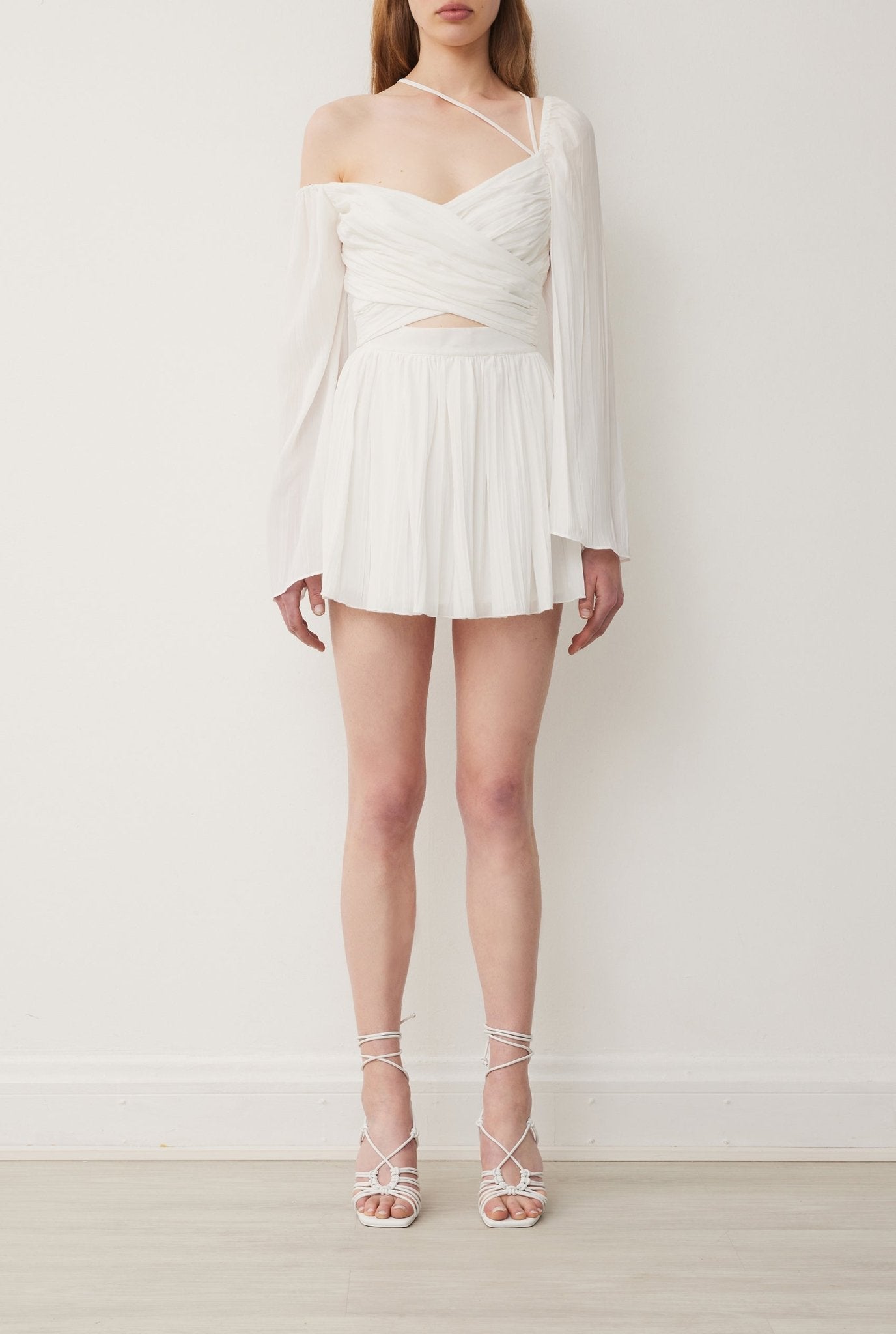 Rosa Skirt in White - BOSKEMPER